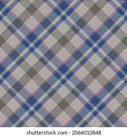 Patrón sin foco de platija escocesa. Fondo repetible con textura de tela de comprobación. Fondo vectorial plano de la impresión textil rayada.