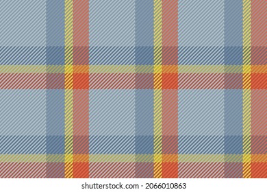 Patrón sin foco de platija escocesa. Fondo repetible con textura de tela de comprobación. Fondo vectorial plano de la impresión textil rayada.