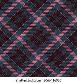 Seamless pattern of scottish tartan plaid. Repeatable background with check fabric texture. Flat vector backdrop of striped textile print.