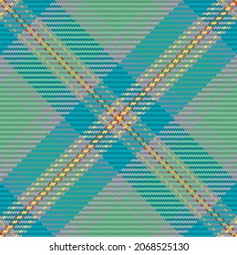 Seamless pattern of scottish tartan plaid. Repeatable background with check fabric texture. Flat vector backdrop of striped textile print.