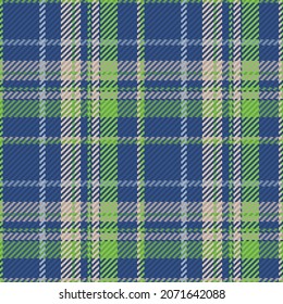 Patrón sin foco de platija escocesa. Fondo repetible con textura de tela de comprobación. Fondo vectorial plano de la impresión textil rayada.