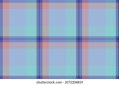 Seamless pattern of scottish tartan plaid. Repeatable background with check fabric texture. Flat vector backdrop of striped textile print.