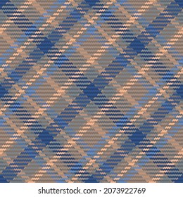 Seamless pattern of scottish tartan plaid. Repeatable background with check fabric texture. Flat vector backdrop of striped textile print.