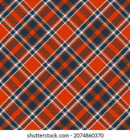 Patrón sin foco de platija escocesa. Fondo repetible con textura de tela de comprobación. Fondo vectorial plano de la impresión textil rayada.
