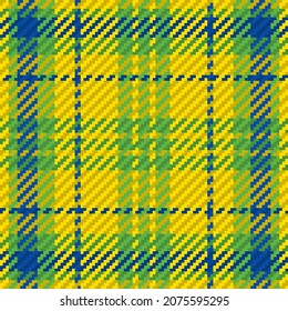 Seamless pattern of scottish tartan plaid. Repeatable background with check fabric texture. Flat vector backdrop of striped textile print.