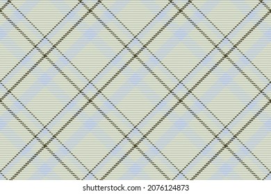 Seamless pattern of scottish tartan plaid. Repeatable background with check fabric texture. Flat vector backdrop of striped textile print.