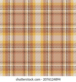 Seamless pattern of scottish tartan plaid. Repeatable background with check fabric texture. Flat vector backdrop of striped textile print.