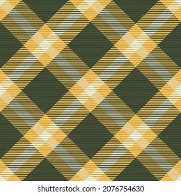 Patrón sin foco de platija escocesa. Fondo repetible con textura de tela de comprobación. Fondo vectorial plano de la impresión textil rayada.