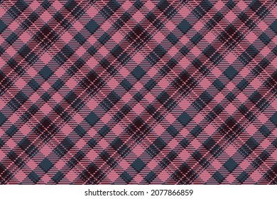 Seamless pattern of scottish tartan plaid. Repeatable background with check fabric texture. Flat vector backdrop of striped textile print.