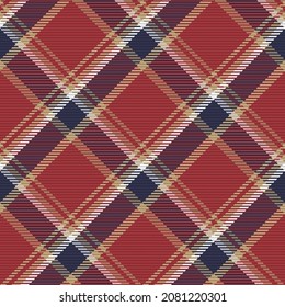 Patrón sin foco de platija escocesa. Fondo repetible con textura de tela de comprobación. Fondo vectorial plano de la impresión textil rayada.