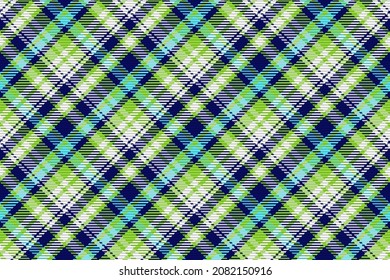 Seamless pattern of scottish tartan plaid. Repeatable background with check fabric texture. Flat vector backdrop of striped textile print.