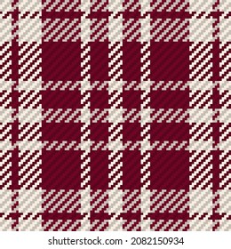 Seamless pattern of scottish tartan plaid. Repeatable background with check fabric texture. Flat vector backdrop of striped textile print.