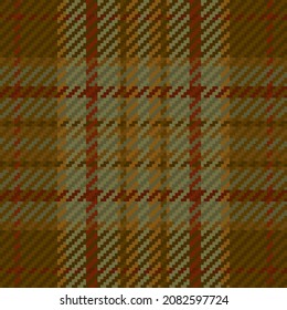 Seamless pattern of scottish tartan plaid. Repeatable background with check fabric texture. Flat vector backdrop of striped textile print.