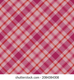 Seamless pattern of scottish tartan plaid. Repeatable background with check fabric texture. Flat vector backdrop of striped textile print.