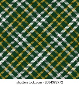 Seamless pattern of scottish tartan plaid. Repeatable background with check fabric texture. Flat vector backdrop of striped textile print.