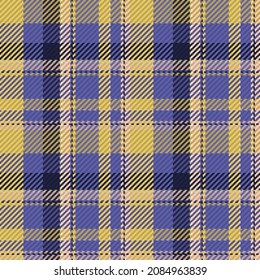 Seamless pattern of scottish tartan plaid. Repeatable background with check fabric texture. Flat vector backdrop of striped textile print.