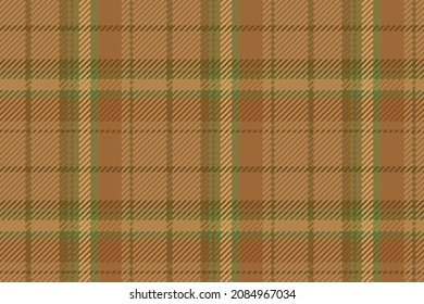 Nahtloses Muster von schottischem Tartan Plaid. Wiederholbarer Hintergrund mit Textur des Textes. Flacher Vektorhintergrund des gestreiften Stoffdrucks.