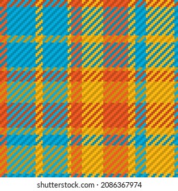 Nahtloses Muster von schottischem Tartan Plaid. Wiederholbarer Hintergrund mit Textur des Textes. Flacher Vektorhintergrund des gestreiften Stoffdrucks.