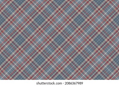 Patrón sin foco de platija escocesa. Fondo repetible con textura de tela de comprobación. Fondo vectorial plano de la impresión textil rayada.