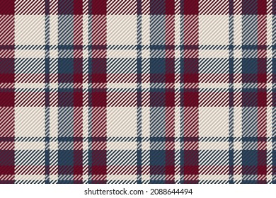 Patrón sin foco de platija escocesa. Fondo repetible con textura de tela de comprobación. Fondo vectorial plano de la impresión textil rayada.