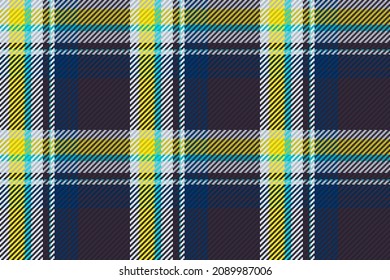 Seamless pattern of scottish tartan plaid. Repeatable background with check fabric texture. Flat vector backdrop of striped textile print.