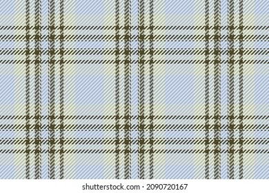 Seamless pattern of scottish tartan plaid. Repeatable background with check fabric texture. Flat vector backdrop of striped textile print.