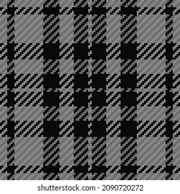 Seamless pattern of scottish tartan plaid. Repeatable background with check fabric texture. Flat vector backdrop of striped textile print.