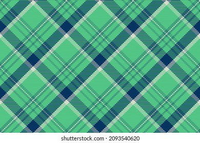 Seamless pattern of scottish tartan plaid. Repeatable background with check fabric texture. Flat vector backdrop of striped textile print.