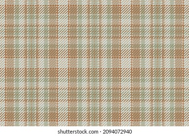 Seamless pattern of scottish tartan plaid. Repeatable background with check fabric texture. Flat vector backdrop of striped textile print.