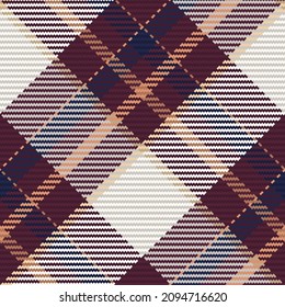 Patrón sin foco de platija escocesa. Fondo repetible con textura de tela de comprobación. Fondo vectorial plano de la impresión textil rayada.