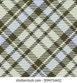 Seamless pattern of scottish tartan plaid. Repeatable background with check fabric texture. Flat vector backdrop of striped textile print.