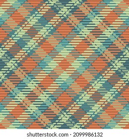 Seamless pattern of scottish tartan plaid. Repeatable background with check fabric texture. Flat vector backdrop of striped textile print.