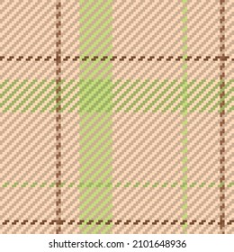 Seamless pattern of scottish tartan plaid. Repeatable background with check fabric texture. Flat vector backdrop of striped textile print.