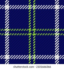 Patrón sin foco de platija escocesa. Fondo repetible con textura de tela de comprobación. Fondo vectorial plano de la impresión textil rayada.