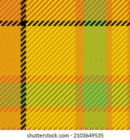 Seamless pattern of scottish tartan plaid. Repeatable background with check fabric texture. Flat vector backdrop of striped textile print.