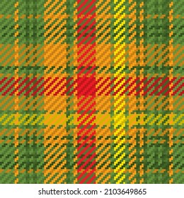 Seamless pattern of scottish tartan plaid. Repeatable background with check fabric texture. Flat vector backdrop of striped textile print.