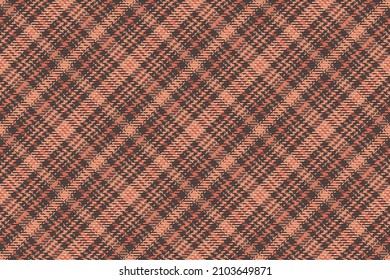 Patrón sin foco de platija escocesa. Fondo repetible con textura de tela de comprobación. Fondo vectorial plano de la impresión textil rayada.