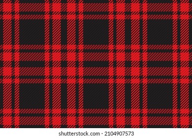 Seamless pattern of scottish tartan plaid. Repeatable background with check fabric texture. Flat vector backdrop of striped textile print.