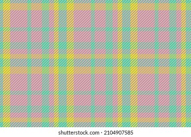 Patrón sin foco de platija escocesa. Fondo repetible con textura de tela de comprobación. Fondo vectorial plano de la impresión textil rayada.