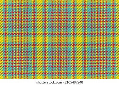 Seamless pattern of scottish tartan plaid. Repeatable background with check fabric texture. Flat vector backdrop of striped textile print.