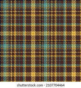 Patrón sin foco de platija escocesa. Fondo repetible con textura de tela de comprobación. Fondo vectorial plano de la impresión textil rayada.