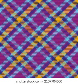 Seamless pattern of scottish tartan plaid. Repeatable background with check fabric texture. Flat vector backdrop of striped textile print.