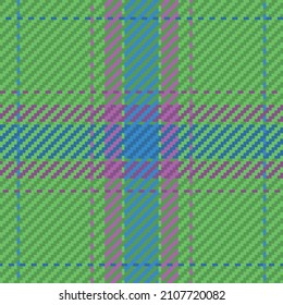 Patrón sin foco de platija escocesa. Fondo repetible con textura de tela de comprobación. Fondo vectorial plano de la impresión textil rayada.