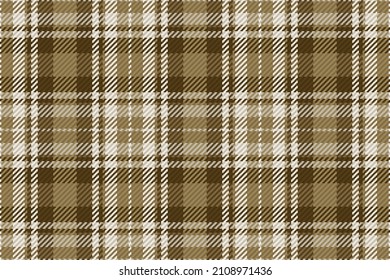 Seamless pattern of scottish tartan plaid. Repeatable background with check fabric texture. Flat vector backdrop of striped textile print.