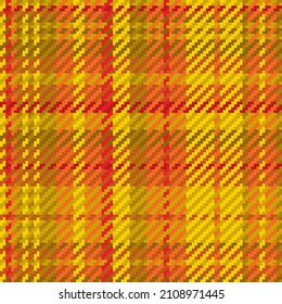 Seamless pattern of scottish tartan plaid. Repeatable background with check fabric texture. Flat vector backdrop of striped textile print.