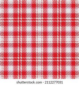 Seamless pattern of scottish tartan plaid. Repeatable background with check fabric texture. Flat vector backdrop of striped textile print.