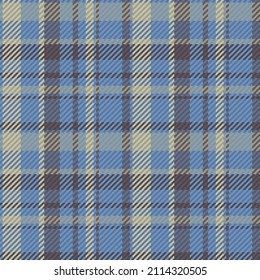 Nahtloses Muster von schottischem Tartan Plaid. Wiederholbarer Hintergrund mit Textur des Textes. Flacher Vektorhintergrund des gestreiften Stoffdrucks.