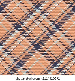 Seamless pattern of scottish tartan plaid. Repeatable background with check fabric texture. Flat vector backdrop of striped textile print.