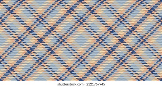 Seamless pattern of scottish tartan plaid. Repeatable background with check fabric texture. Flat vector backdrop of striped textile print.