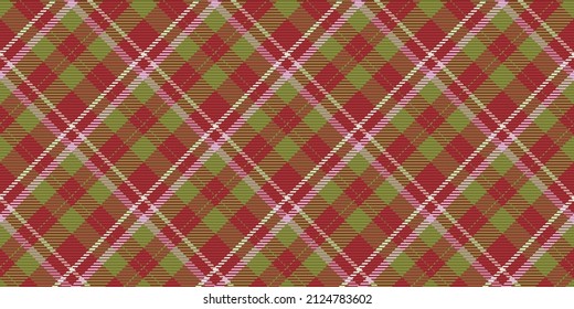 Seamless pattern of scottish tartan plaid. Repeatable background with check fabric texture. Flat vector backdrop of striped textile print.